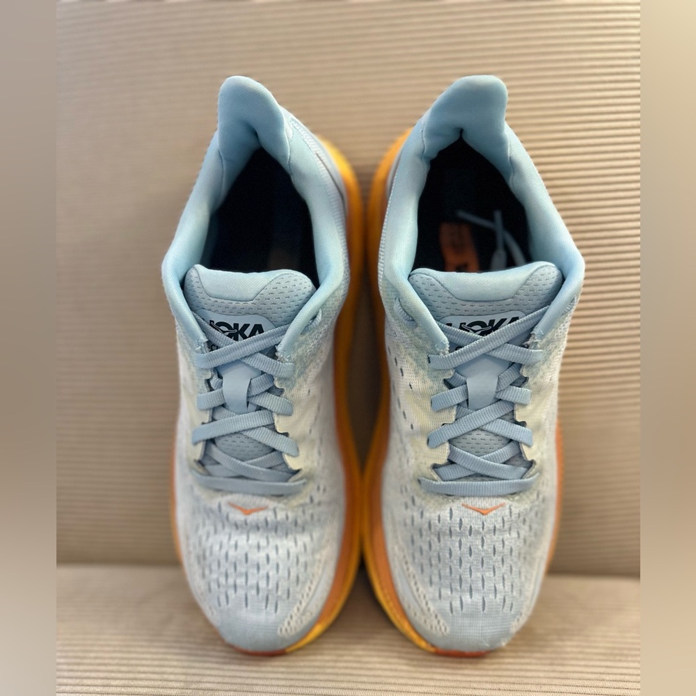 HOKA Women's Clifton 8 - "Summer Song / Ice Flow" - size 7.5B - Picture 10 of 11